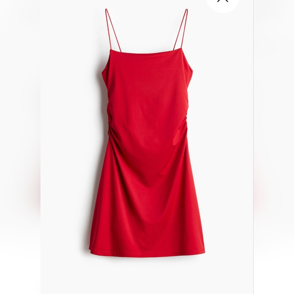 H&M Red Slip Dress